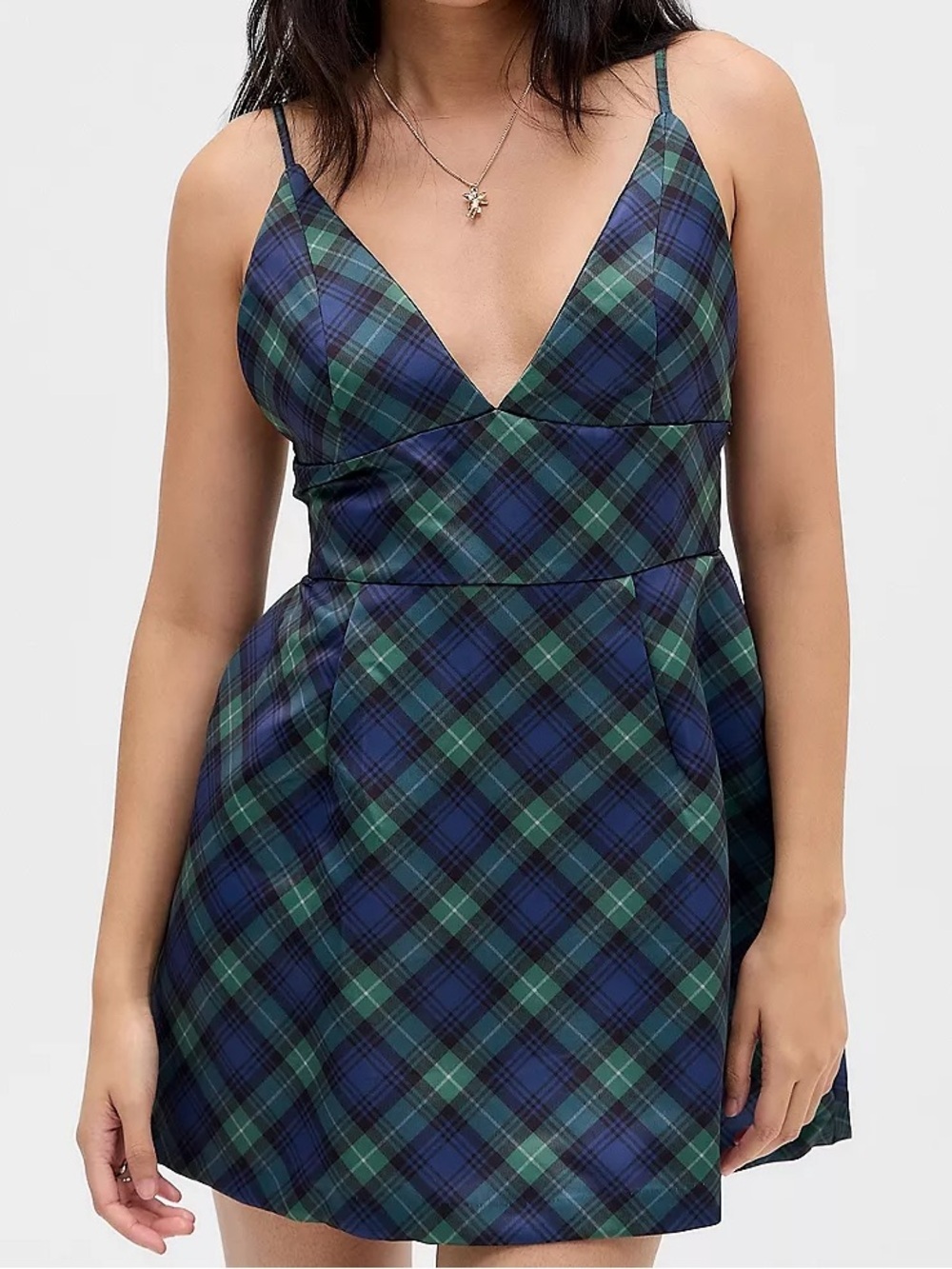 Kimchi Blue Plaid Mini Dress BNWT Size Medium